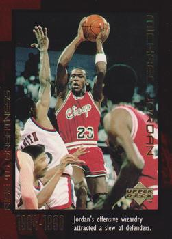 1999 Upper Deck Michael Jordan Career Collection #14 Michael Jordan Front