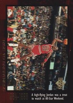1999 Upper Deck Michael Jordan Career Collection #19 Michael Jordan Front