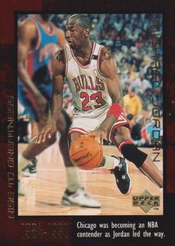 1999 Upper Deck Michael Jordan Career Collection #25 Michael Jordan Front