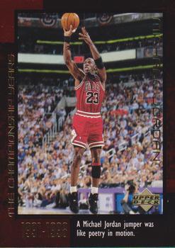 1999 Upper Deck Michael Jordan Career Collection #27 Michael Jordan Front