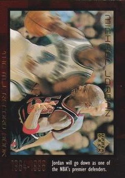 1999 Upper Deck Michael Jordan Career Collection #58 Michael Jordan Front