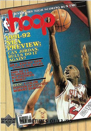 1999 Upper Deck Michael Jordan Retirement Set #C16 Michael Jordan - Hoop Magazine, December 1991 Front