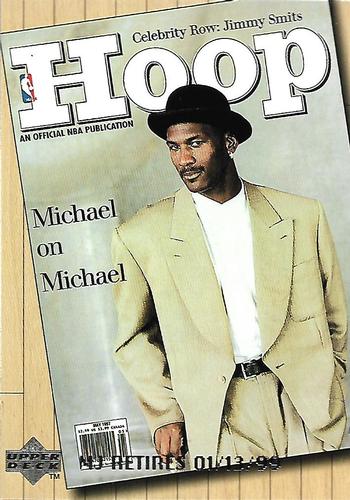 1999 Upper Deck Michael Jordan Retirement Set #C18 Michael Jordan - Hoop Magazine, May 1997 Front