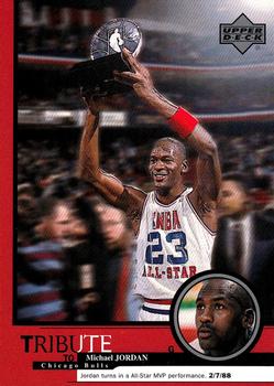 1999 Upper Deck Tribute to Michael Jordan #9 Michael Jordan (All-Star MVP performance 2/7/88) Front