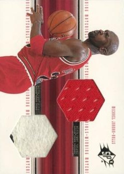 1999-00 SPx - Winning Materials #WM1 Michael Jordan - MEM: Jersey and Shoe Front