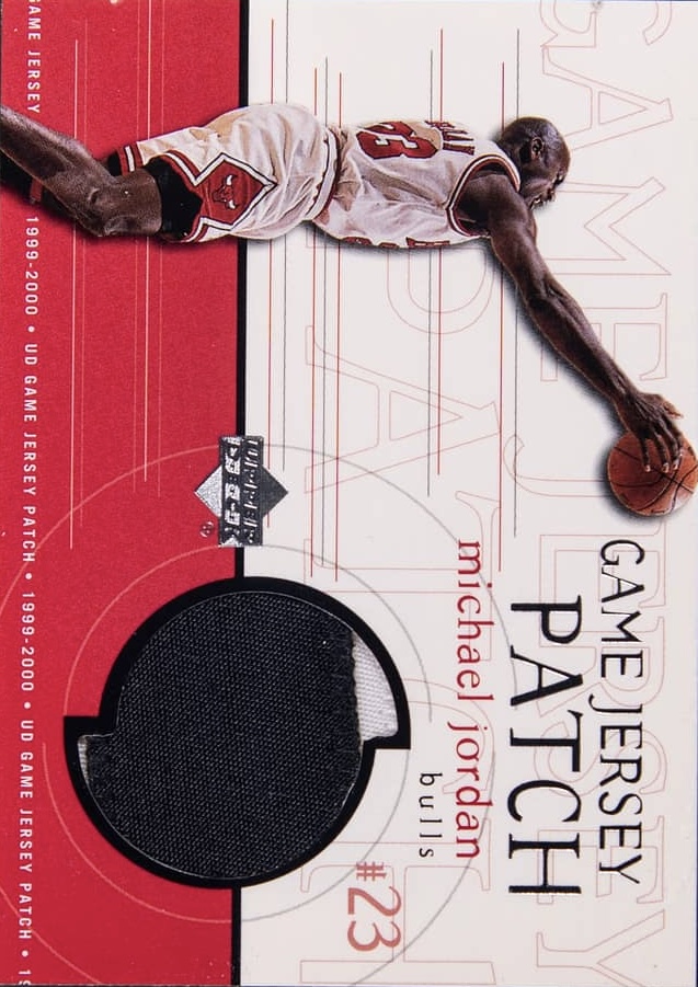 1999-00 Upper Deck - Game Jersey Patches #GJP10 Michael Jordan - MEM: Patch Front