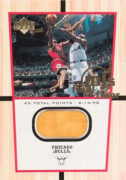 1999-00 Upper Deck - MJ's Final Floor #FF10 Michael Jordan - 45 Total Points Front