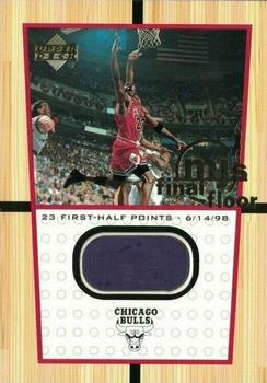 1999-00 Upper Deck - MJ's Final Floor #FF5 Michael Jordan - 23 First-half points Front