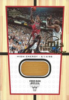 1999-00 Upper Deck - MJ's Final Floor #FF7 Michael Jordan - High Energy Front
