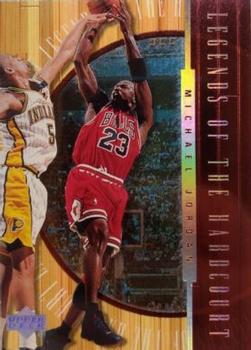 1999-00 Upper Deck Hardcourt - Legends of the Hardcourt #L1 Michael Jordan Front