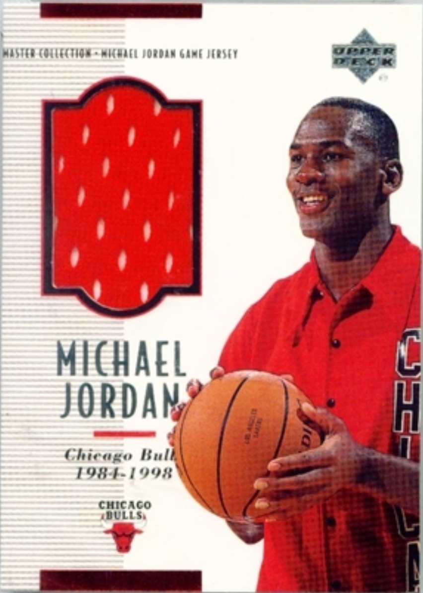 1999-00 Upper Deck MJ Master Collection - Game Jerseys #MJGJ1 Michael Jordan Front
