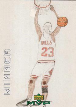 1999-00 Upper Deck MVP - Draw Your Own Trading Card Winner #W4 Michael Jordan Front