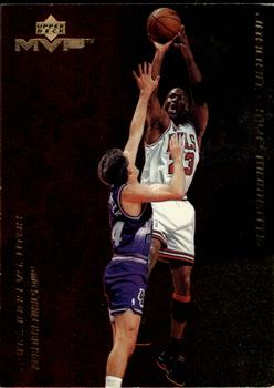 1999-00 Upper Deck MVP - Jordan MVP Moments #MJ14 Michael Jordan Front