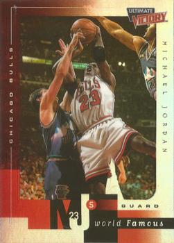 1999-00 Upper Deck Ultimate Victory - MJ's World Famous #MJ10 Michael Jordan Front