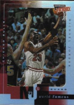 1999-00 Upper Deck Ultimate Victory - MJ's World Famous #MJ12 Michael Jordan Front