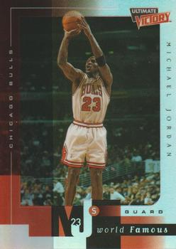 1999-00 Upper Deck Ultimate Victory - MJ's World Famous #MJ5 Michael Jordan Front