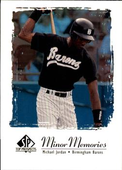 2000 SP Top Prospects - Minor Memories #MJ3 Michael Jordan Front