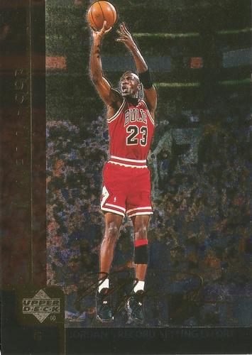 2000 Upper Deck Gatorade Michael Jordan #MJ3 Michael Jordan - Jordan's Record Setting Effort Front
