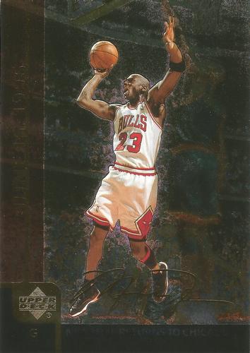 2000 Upper Deck Gatorade Michael Jordan #MJ4 Michael Jordan - NBA Title Returns to Chicago Front