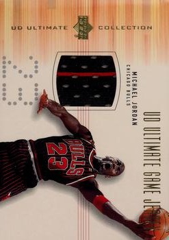 2000-01 Upper Deck Ultimate Collection - Game Jerseys Gold #MJ-J Michael Jordan Front