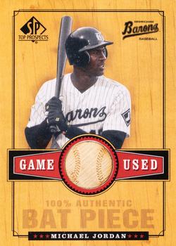 2001 SP Top Prospects - Game Used Bat #B-MJ Michael Jordan Front