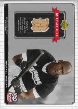 2001 Upper Deck Minors Centennial - MJ Game Bat #MJ-B5 Michael Jordan Front