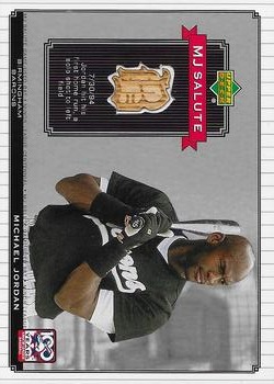 2001 Upper Deck Minors Centennial - MJ Game Bat #MJ-B6 Michael Jordan Front