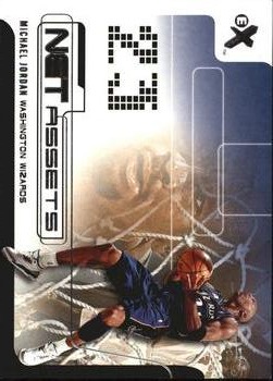 2001-02 E-X - Net Assets #NA 10 Michael Jordan Front