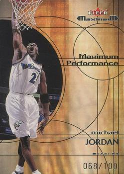 2001-02 Fleer Maximum - Performance #4 MP Michael Jordan Front