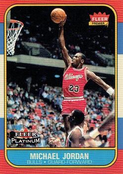 2001-02 Fleer Platinum - 15th Anniversary Reprints #1 Michael Jordan Front
