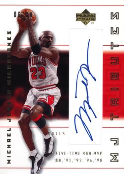 2001-02 SP Authentic - MJ Tributes: MJ Milestones #M4 Michael Jordan Front