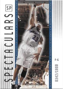 2001-02 SP Authentic #165 Michael Jordan Front