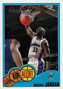2001-02 Topps Heritage - Air Alert #AIR10 Michael Jordan Front