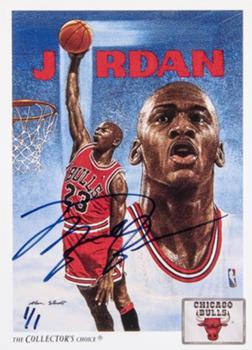2001-02 Upper Deck - Autographed Buybacks #75 Michael Jordan - 1991-92 Upper Deck Front
