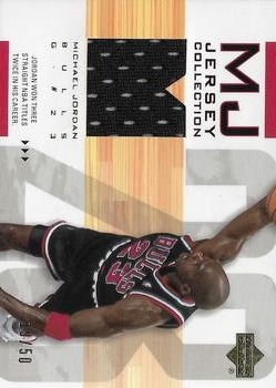 2001-02 Upper Deck - MJ Jersey Collection #MJC19 Michael Jordan - MEM: Jersey (Bulls Black) Front