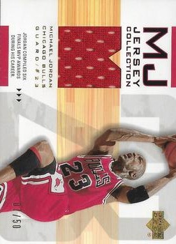 2001-02 Upper Deck - MJ Jersey Collection #MJC2 Michael Jordan - MEM: Jersey (Bulls Red) Front