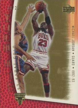 2001-02 Upper Deck MJ's Back - 23 Karat Gold #MJ46 Michael Jordan Front