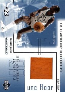 2001-02 Upper Deck Ovation - MJ UNC Memorabilia #MJF2 Michael Jordan - MEM: Game-used Floor Front