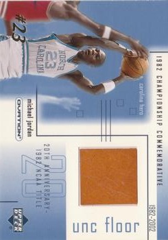 2001-02 Upper Deck Ovation - MJ UNC Memorabilia #MJF3 Michael Jordan - MEM: Game-used Floor Front