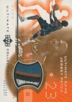 2001-02 Upper Deck Ultimate Collection - Jerseys Patches #MJP Michael Jordan Front