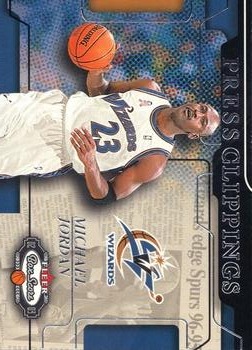 2002-03 Fleer Box Score - Press Clippings #12PC Michael Jordan Front