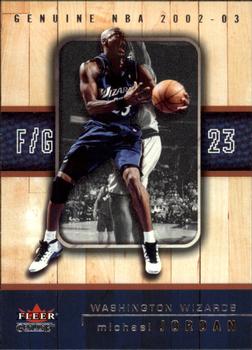 2002-03 Fleer Genuine #23 Michael Jordan Front