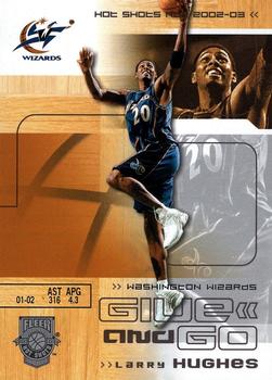 2002-03 Fleer Hot Shots #129 Larry Hughes / Michael Jordan Front