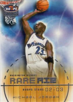 2002-03 Hoops Stars - Rare Air #8 RA Michael Jordan Front
