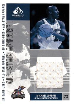 2002-03 SP Game Used - All-Star Apparel #MJ-AS Michael Jordan Front