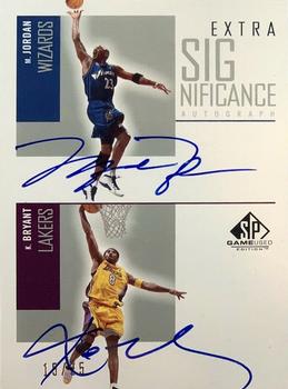 2002-03 SP Game Used - Extra SIGnificance #MJ/KB Michael Jordan / Kobe Bryant Front