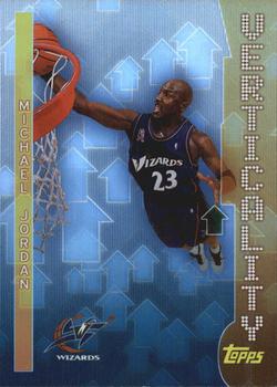 2002-03 Topps - Verticality #V8 Michael Jordan Front