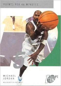2002-03 Topps Ten #15 Michael Jordan Front