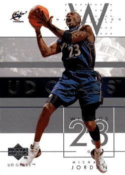 2002-03 UD Glass #90 Michael Jordan Front
