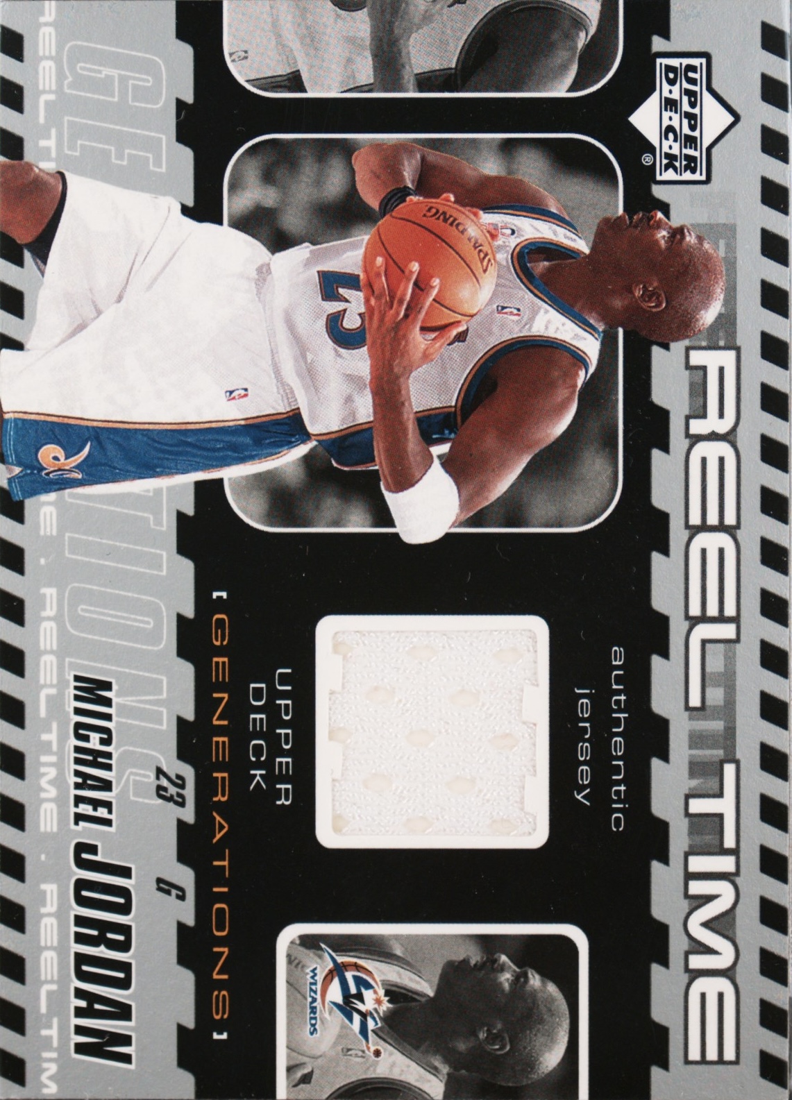 2002-03 Upper Deck Generations - Reel Time Jersey #MJ-J Michael Jordan Front